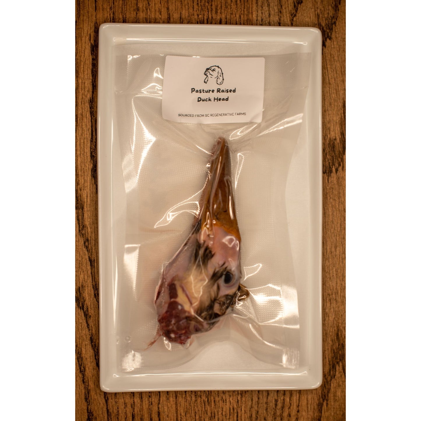 Raw Pasture Raised Duck Head