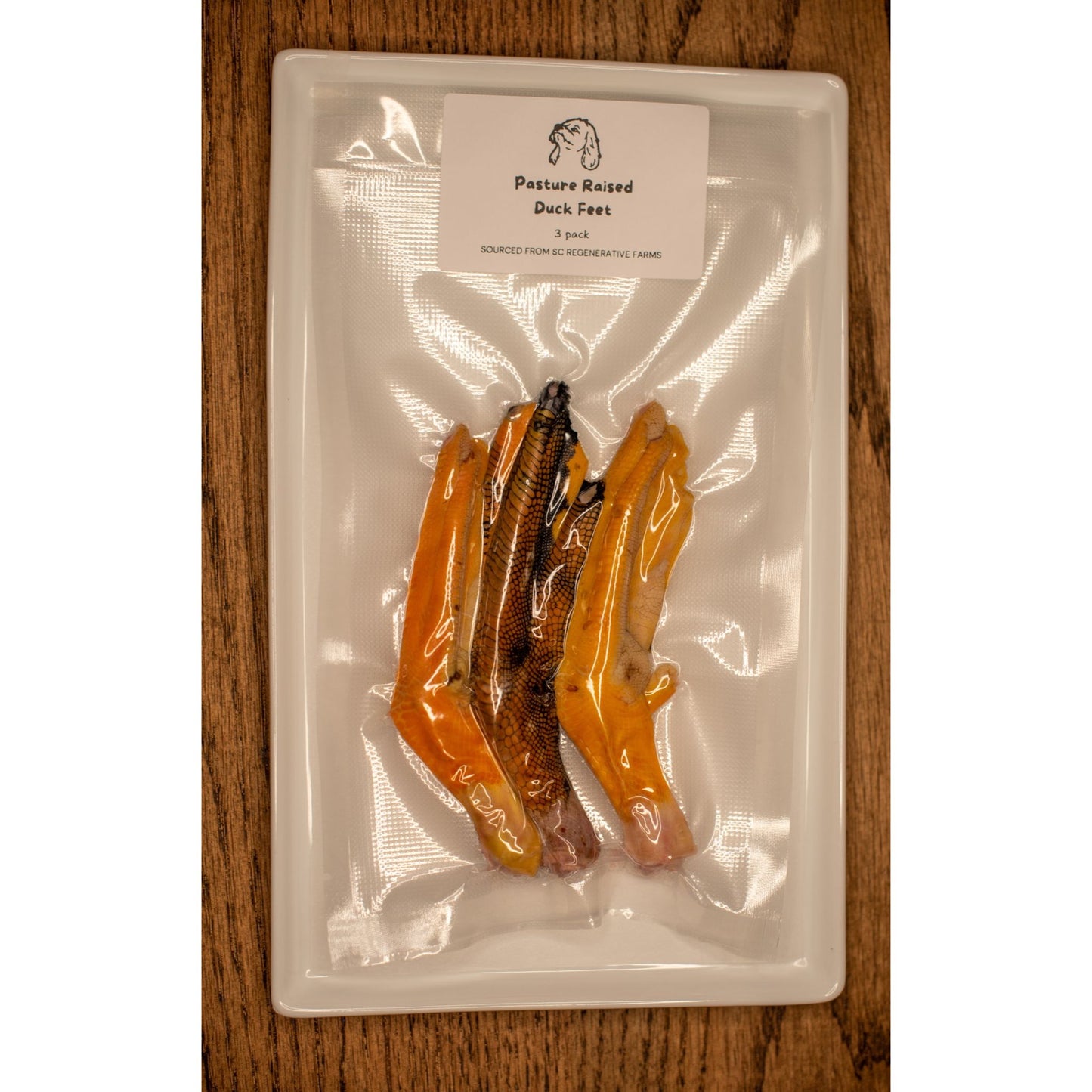 Raw Pasture Raised Duck Feet