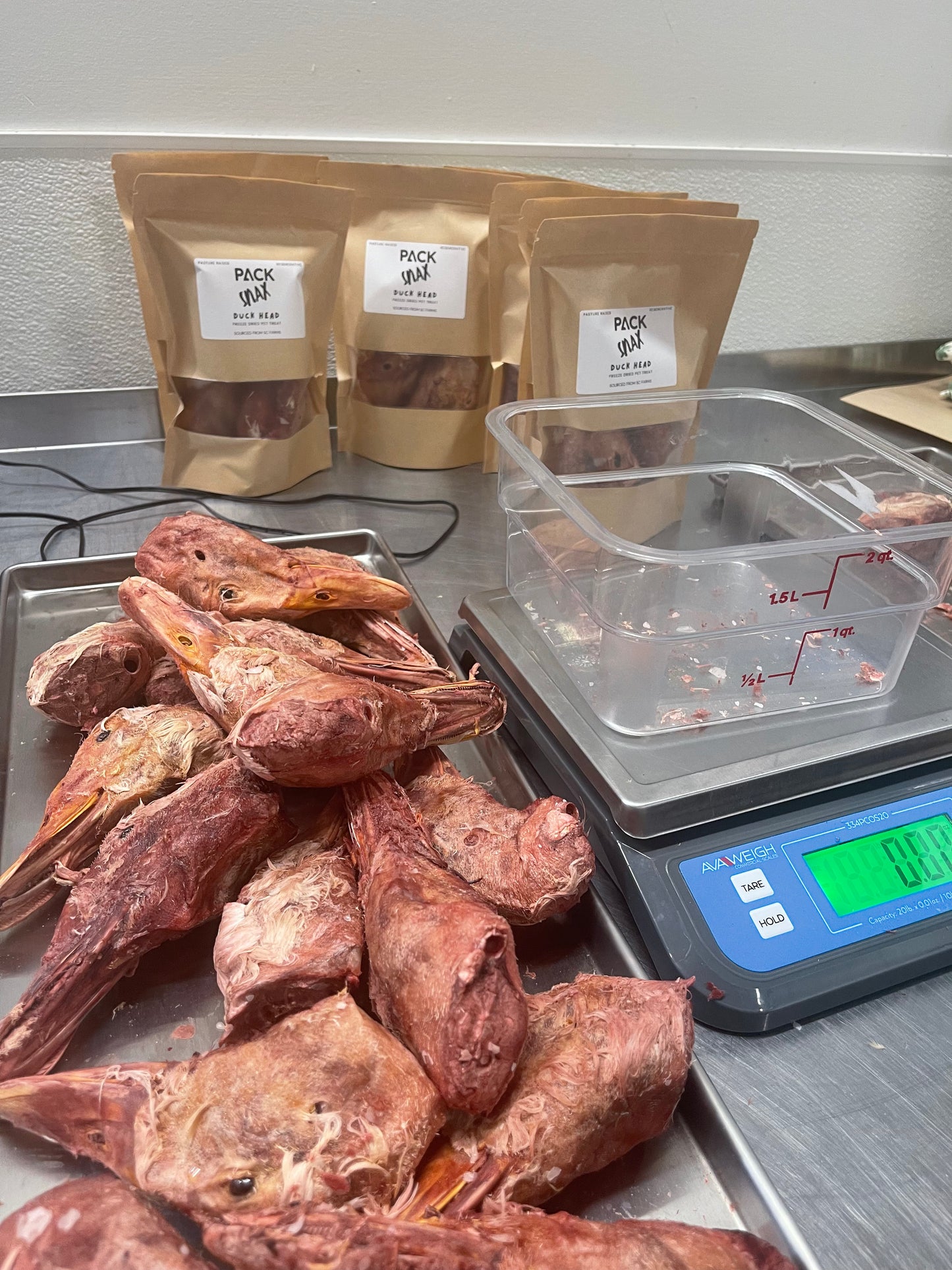 Freeze Dried Duck Heads